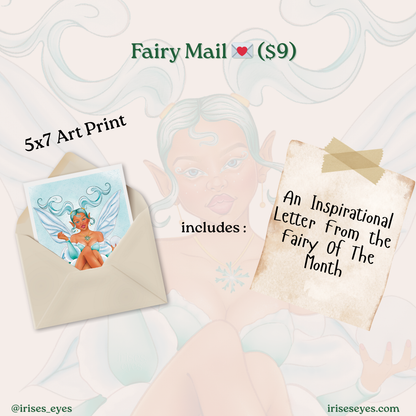 Fairy Mail Art Club - Monthly Subscription 💌 🧚🏽