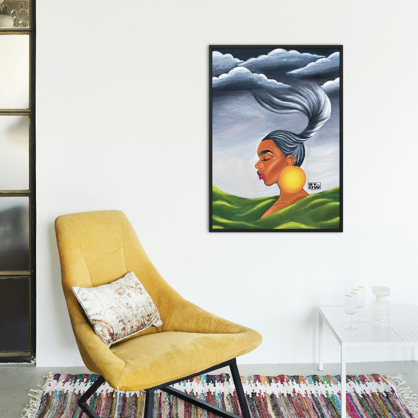 African American Girl Illustration Art Print | “Changes”